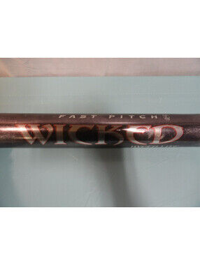 WORTH WICKED DFW11 HYPERLITE MG46 FASTPITCH SOFTBALL BAT 2 1/4in 20oz 31in